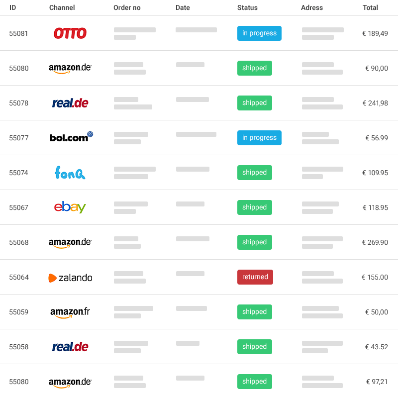 Fulfill orders from your own systems